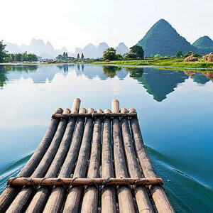 Yangshuo Day Tour from Guilin (Li River Cruise +Bamboo Rafting)