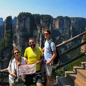 Customers in Zhangjiajie