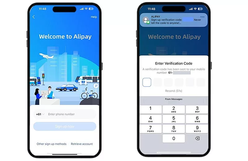 Use Alipay for travel in China