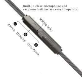 KDM M8 Double Wire in-Ear Wired Earphones HD Sound with mic