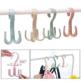 360 Degree Rotating Hanger Hook (Pack of 1)