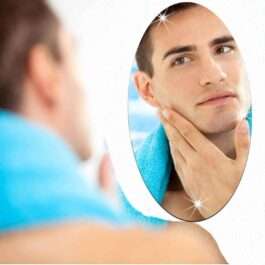 Oval Shape Small Sticker Mirror