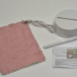 3D DIY Round lamp Acrylic Writing Board