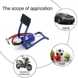 Foot Air Pump for Car Bike Cycle Motorbike Cars Bicycle Football 