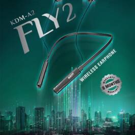 KDM FLY-2  30H Music time Bluetooth Neckband (6 Months Warranty)
