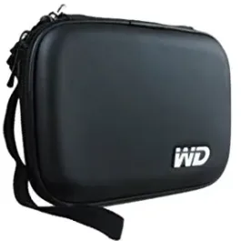 Hard Disk Drive Case | Portable WD Shockproof | External Hard Disk Cover | Water Proof & Shock Proof Hard Disk Case for Seagate, Toshiba, WD, Sony, Transcend (2.5 inch, Black)