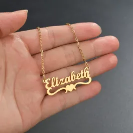 Pretty Heart Name Pendant
