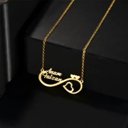 Infinity Double Name Necklace