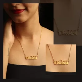Candlescript Heart Style Name Necklace