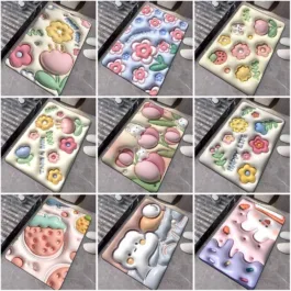 3D Printing Non-Slip Diatomite Mat Soft Diatom Mud Absorbent Pad Bathroom Floor Mat Quick-Drying Bath Mats Anti-slip