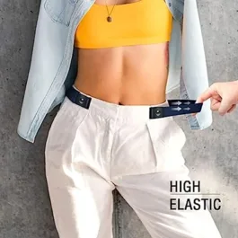 Invisible Elastic Lazy Belt No Buckle Elastic Belt for Women Mens and mens Adjustable Invisible Jeans Pants Dress Stretch belt