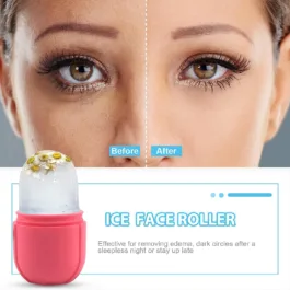 Ice Face Roller, Ice Roller for Face and Eye, Reusable Beauty Ice Facial Roller for Face Skin Care