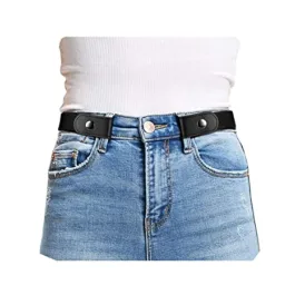 Invisible Elastic Lazy Belt No Buckle Elastic Belt for Women Mens and mens Adjustable Invisible Jeans Pants Dress Stretch belt