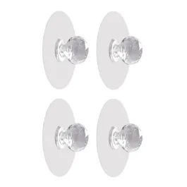 Diamond Crystal Shaped Hook, Clear Cabinet Drawer Knobs for for Wardrobe, Kitchen Cupboard,Bathroom Dresser, Furniture Door Window (Pack Of 2)