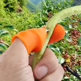 Silicon Thumb Knife – Finger Knife Thumb -Kitchen Set Knife Set for Kitchen use-Home appliances Kitchen -Garlic Peeler for Kitchen Finger- -Thumb Cutter with Clever Cutter Kitchen