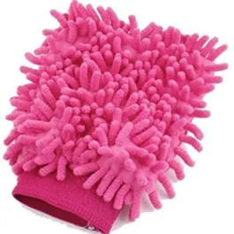 Microfibre Wash and Dust Chenille Mitt Cleaning Gloves