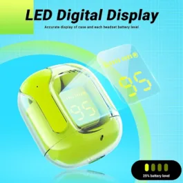 Air31 Transparent Cover BT5.3 Ultrapods with LED Digital Battery Display TWS Charging Case Earbuds ENC Bluetooth Headphone