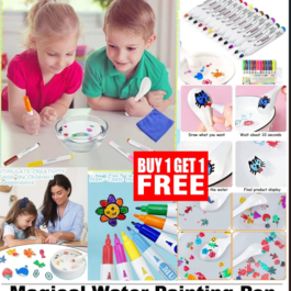 8 Colors Magic Doodle Water Painting Marker Set Floating on Water Quick-Drying Ink Pen Water-Based Erasable Whiteboard Fine Markers for Painting Drawing Coloring Crafts