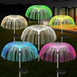 Pack Of 1 Solar Garden Lights Outdoor Waterproof, Color Changing Solar Yard Lights,Solar Flowers Lights for Garden Yard Patio Pathway Holiday Decorations