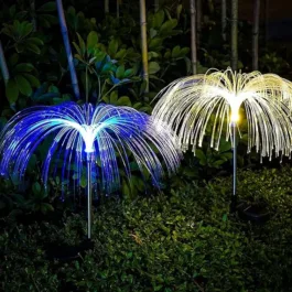 Pack Of 1 Solar Garden Lights Outdoor Waterproof, Color Changing Solar Yard Lights,Solar Flowers Lights for Garden Yard Patio Pathway Holiday Decorations