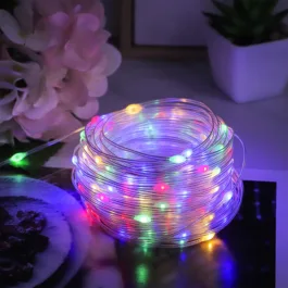 LED Fairy String Lights Operated Mini String Light Waterproof Transparent Copper Wire Fairy Lights Decoration for Bedroom Christmas Home Party Wedding Decorations 10 METER 8 MODES (10M-MULTI)