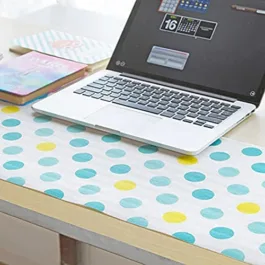 Plastic Non Slip Kitchen Drawer Mat Shelf Sheets Kitchen Shelf Mats Roll Antibacterial Cabinet Plastic Foam Household Wardrobe Moisture Drawer Pad Kitchen Liners Mat – Multicolor (1 Piece)
