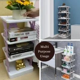 Foldable 6 layer Shoe Rack Stand Organizer Storage Plastic for Home |Stackable, Portable & Lightweight