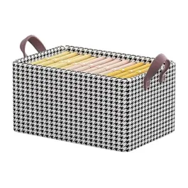 Cupboard Organiser Storage Box for Clothes Jeans Sarees Toys, Double Layer Cloth with Steel Frame (48x30x20 cms – 26 Litres