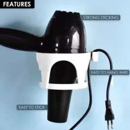Hair D Holder W Suction used in all kinds of household, Wall Mounted Dryer Holder
