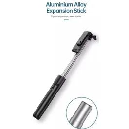 Extendable Selfie Stick with Detachable Bluetooth Wireless Remote Phone Holder Compatible with All Smartphones Bluetooth Selfie Stick, 3 in 1 Multifunctional Selfie Stick Tripod Stand