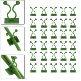 30pcs Plant Climbing Wall Clips Self-Adhesive Money, Vine Plant Climbing Fixing Clip Hook Invisible Plant Clips for Climbers Plant Wall Clips Plant Support Binding Clip