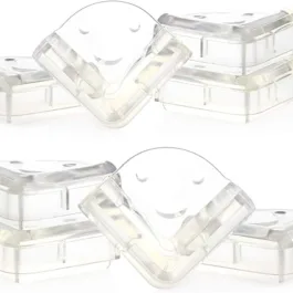 Anti Collision Angle Baby Safety Table Corner Protector Safety for Table Desk Bed Edge Guards, Transparent Color 4 Pcs.