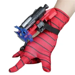 Spiderman Gloves Web Shooter for Kids, Superhero Gloves with Wrist Ejection Launcher Cosplay Super Spiderman Costume Props Avengers Wrist Launcher