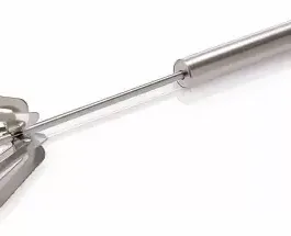 Stainless Steel Hand Push Whisk Blender ,Beater Milk Frother, Mixer Stirrer, Blending, Egg Beater, Stirring Lassi/Butter Milk Maker/Mixer, Silver, Medium