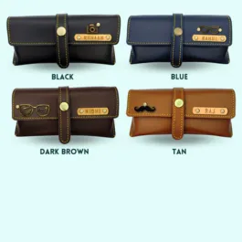 Personalized Eyewear Case – Black, Brown, Blue, Ten