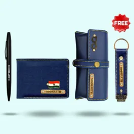 Personalized 4-in-1 Special Hamper For Him – Includes 1 Free Keychain