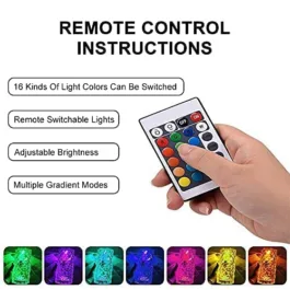 Crystal Diamond Table Lamp Changing, Touch Control Creative Rose Led Ambient Night Light, Modern Bedside Lamp Home Candlelight Dinner Decoration (16 s Changing Dynamic Mode, Pack of 1)