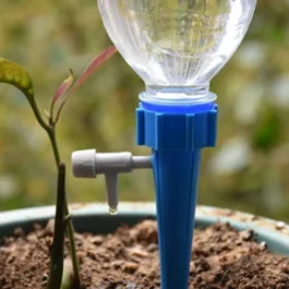 Plastic 7 Pcs Drip Irrigation Kit For Home Garden, Self-Watering Spikes For Plants, Automatic Plant Water Dropper With Slow Release Control Valve Switch Drip Irrigation System