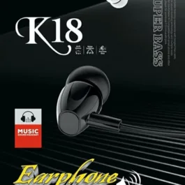 Pack of 2  K18 Stereo Super Bass Earphone