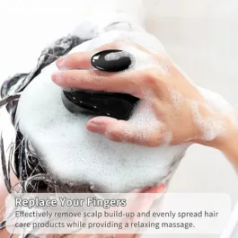 Scalp Scrubber Shampoo Brush,Hair Scrubber for Washing Hair Remove Dandruff，Silicone Hair Scrubber multi color