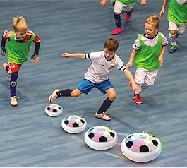 Floating Hover Football with Colorful Flash Light Effect | Indoor & Outdoor Pro Air Football Game for Kids/Girls/Boys/Gifts