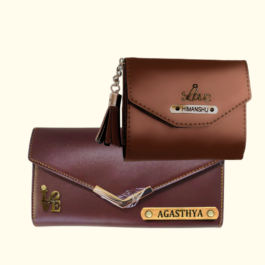 2 In 1 Gift Hamper  For Women’s Wallet Small Clutch Wallet