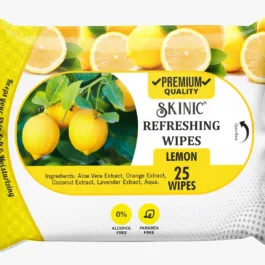 100% Herbal Refreshing Wipes LEMON | Alcohol Free | Chemical Free