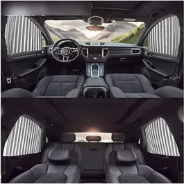 Car Sun Shades Car Covers Sunshades Curtain Window Car Window Sunshade Curtain Universal Side Window Sun Shade Cover Magnetic Car Accessories Car Window Shade