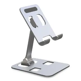 360 Degree Rotatable Cell Phone Stand, Hight and Angle Adjustable , Foldable Desktop Phone Stand, Compatible with All Mobile