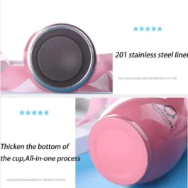 Penguin Shape Water Bottle Cute Steel Thermos Water Bottle Stainless Steel 150ml (Random Colour) (150ml)
