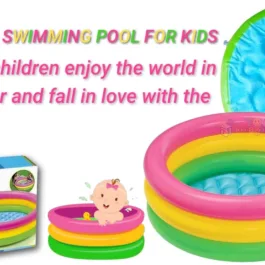Kid’s Inflatable Baby Pool, Multi Color (2-feet) ,Bath tub