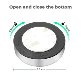 Mahek 3 Led Battery-Powered Stick-On Push Light For Wireless Night Light Stick Tap Touch Lamp Closets, Cabinets, Counters, Or Utility Touch Light(1pcs)