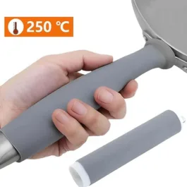 Pot Handle Heat Insulation Silicon Cover, Pot Handle Covers Heat Resistant, Silicone Thermal Insulation Handle Cover, Silicone Pot Handle Cover, Cast Iron Handle Cover, Pan Handle Sleeve