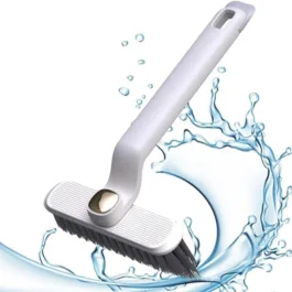 Multi-Function Rotating Crevice Cleaning Brush, Hard Bristle Crevice Gap Brush, 360 Degree Rotating No Dead Corners Hard Bristle Crevice Gap Brush Tool for Bathroom & Kitchen & Tile Floors